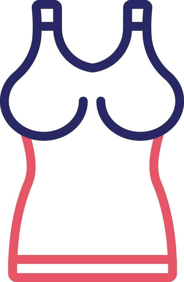 ícone de vetor de camisa sem mangas