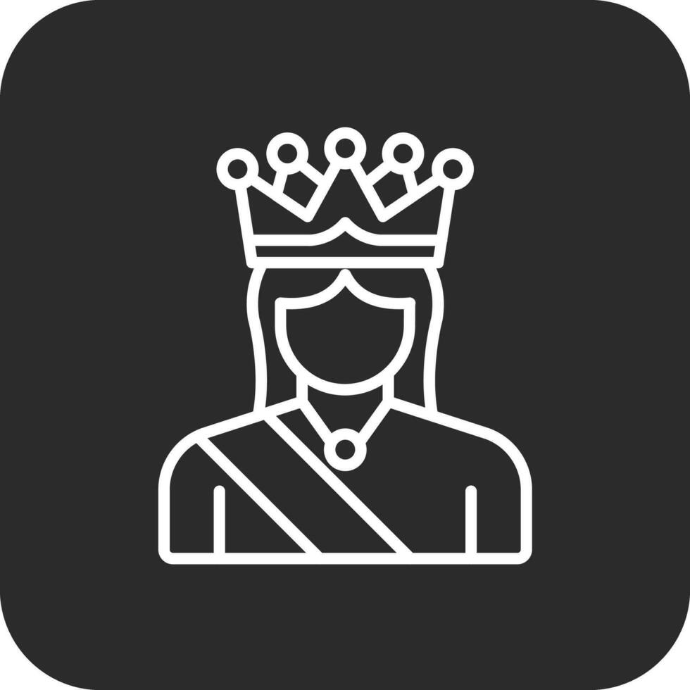 ícone do vetor rainha