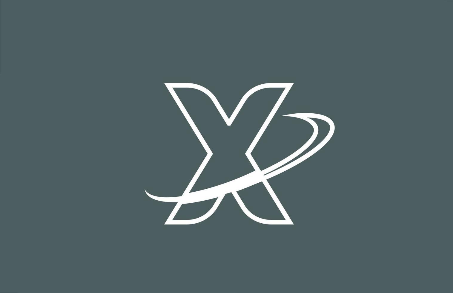 Ícone do logotipo da carta x para negócios e empresa vetor