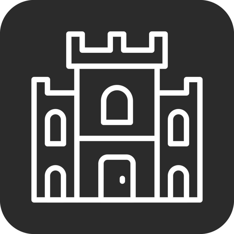 ícone de vetor de castelo