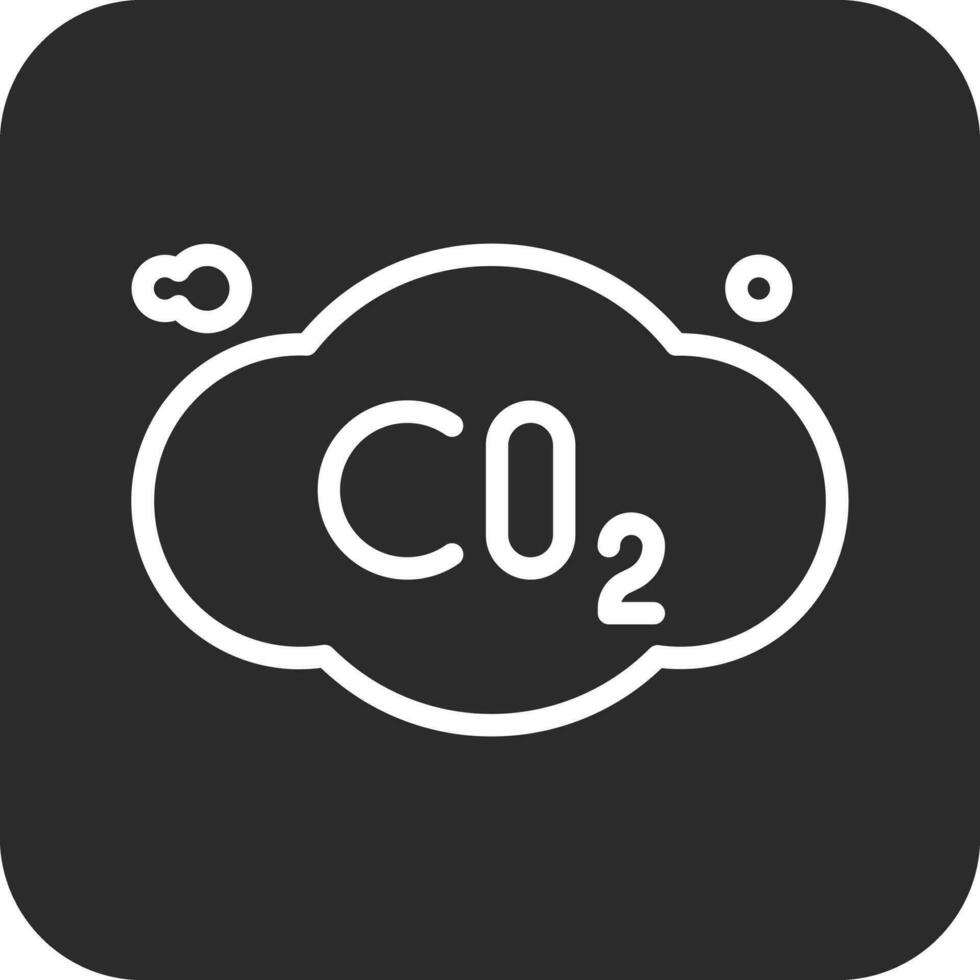 ícone de vetor de co2