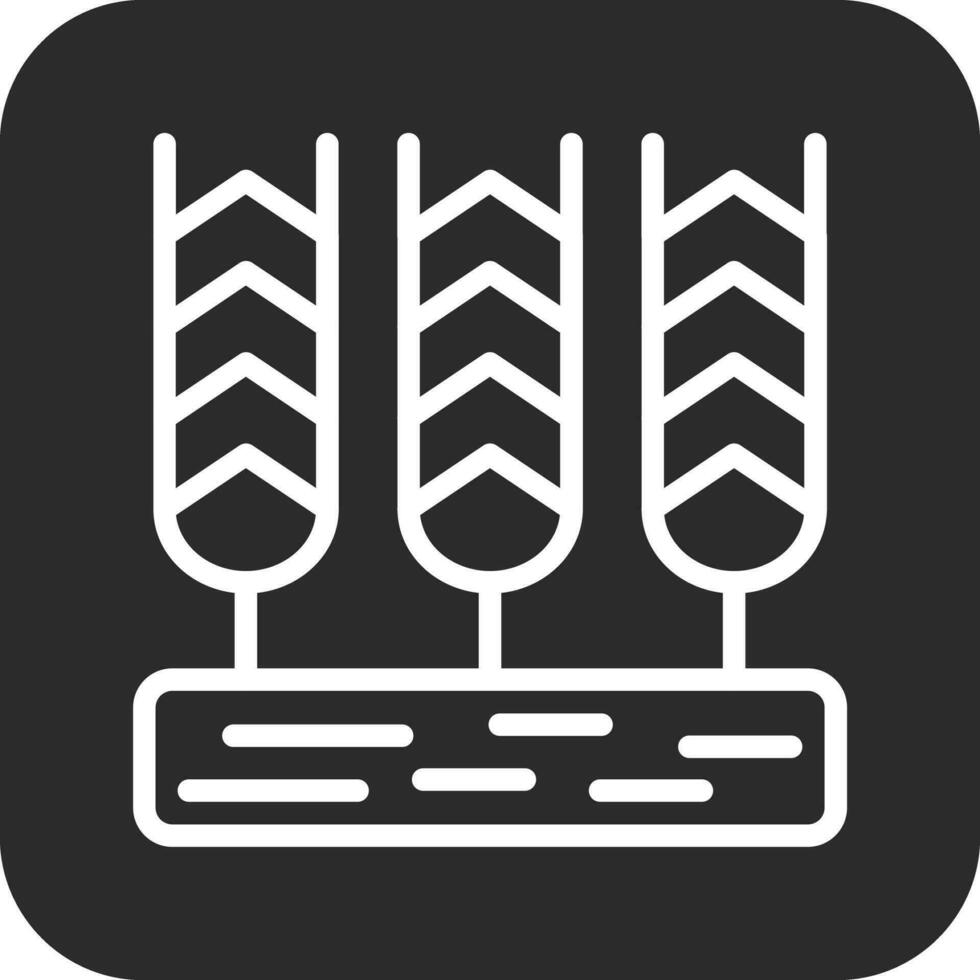 trigo plantação vetor ícone