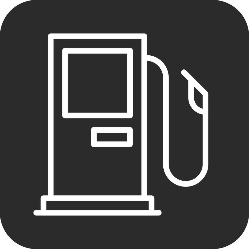 ícone de vetor de posto de gasolina