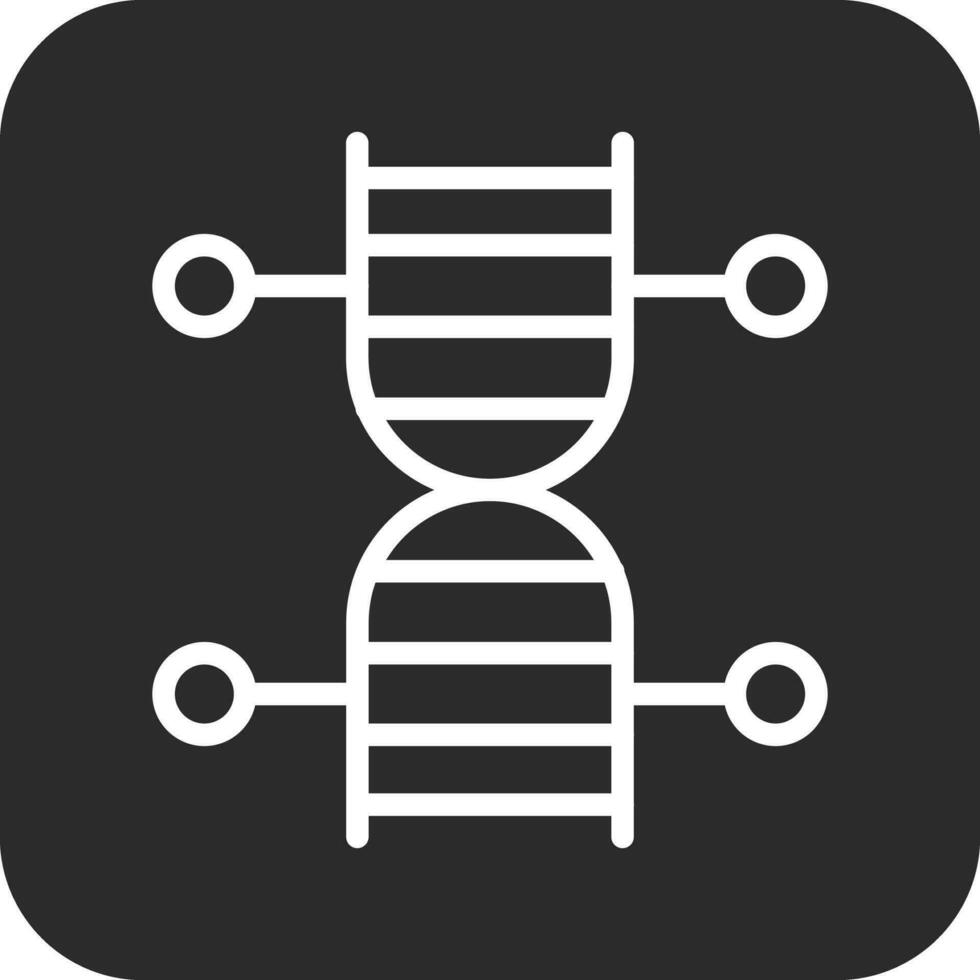 ícone de vetor de DNA