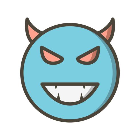 Diabo Emoji Vector Icon