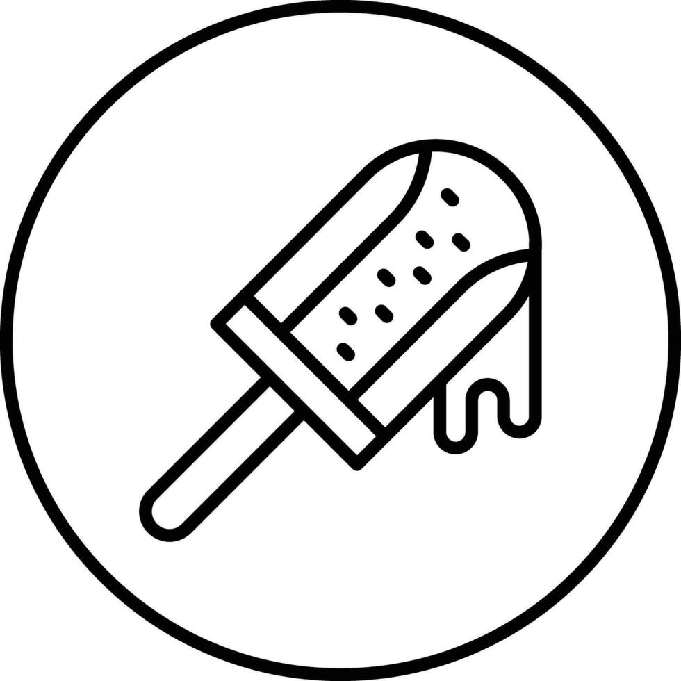 ícone de vetor de picolé