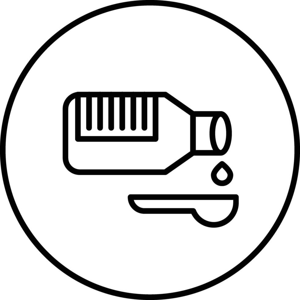 ícone de vetor de xarope