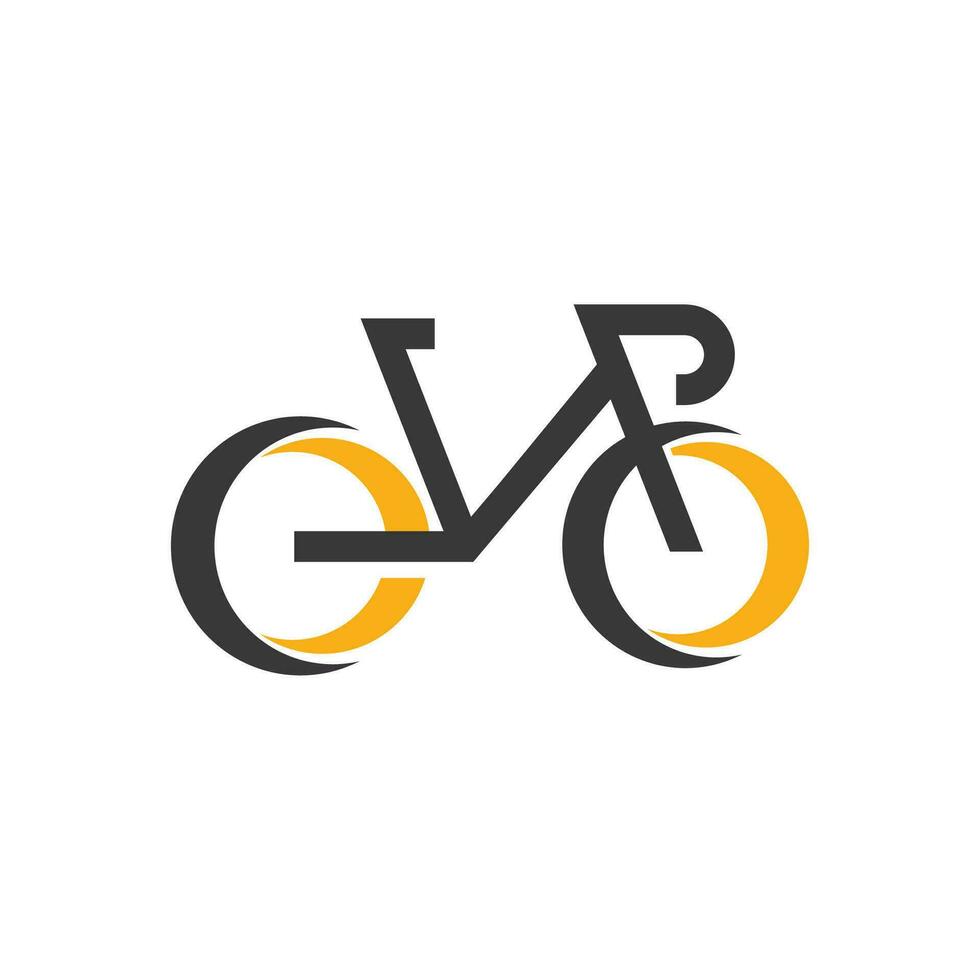 bicicleta logotipo conceito ícone vetor, velozes bicicleta logotipo vetor