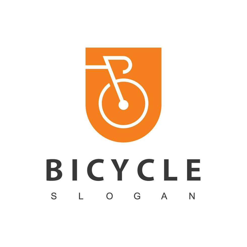 bicicleta logotipo conceito ícone vetor, velozes bicicleta logotipo vetor