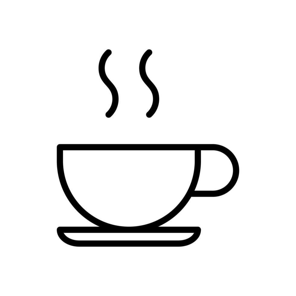 café ícone símbolo vetor modelo