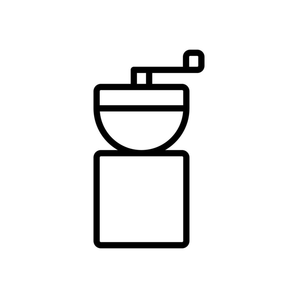café moedor ícone símbolo vetor modelo