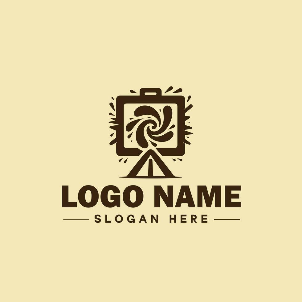 fotografia logotipo ícone estúdio fotógrafo foto companhia marca logótipo moderno logotipo modelo editável vetor