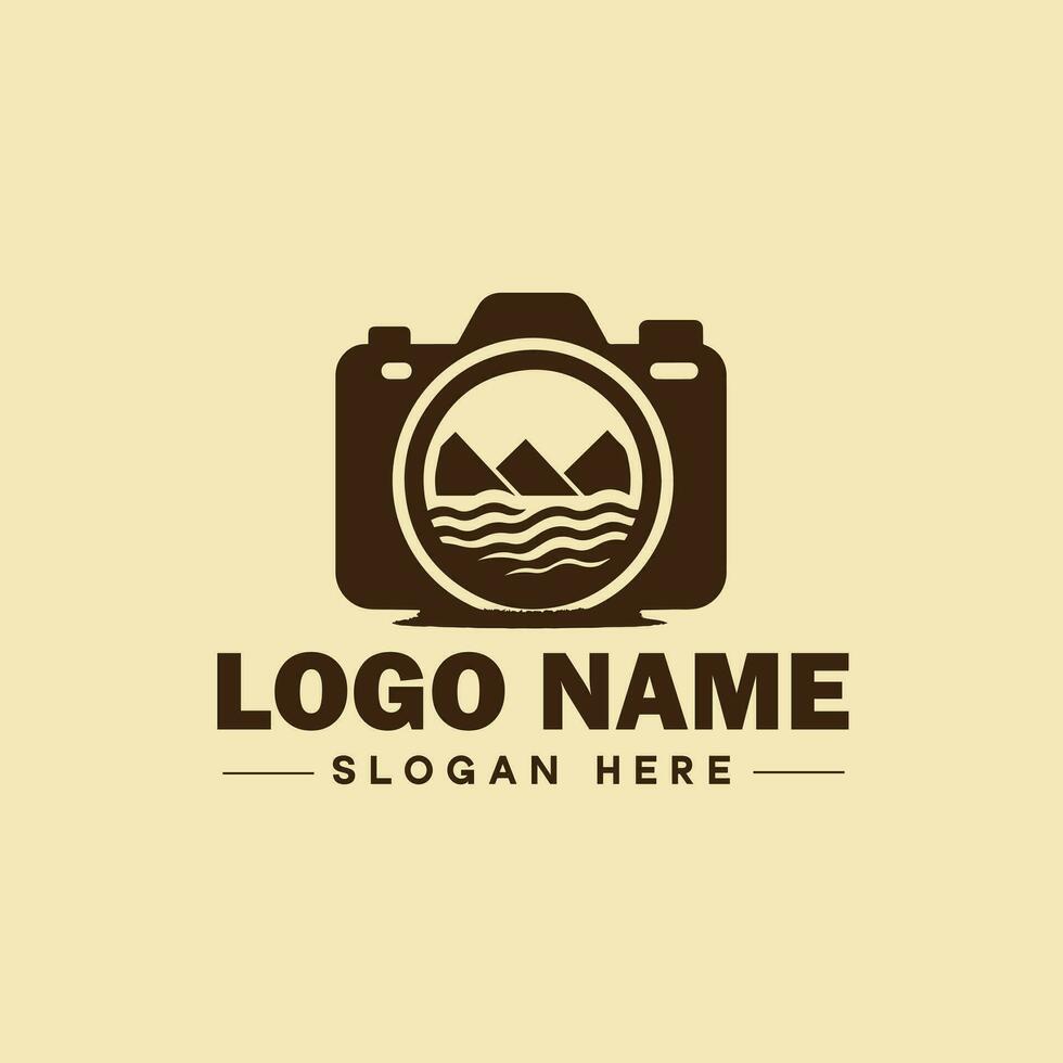 fotografia logotipo ícone estúdio fotógrafo foto companhia marca logótipo moderno logotipo modelo editável vetor