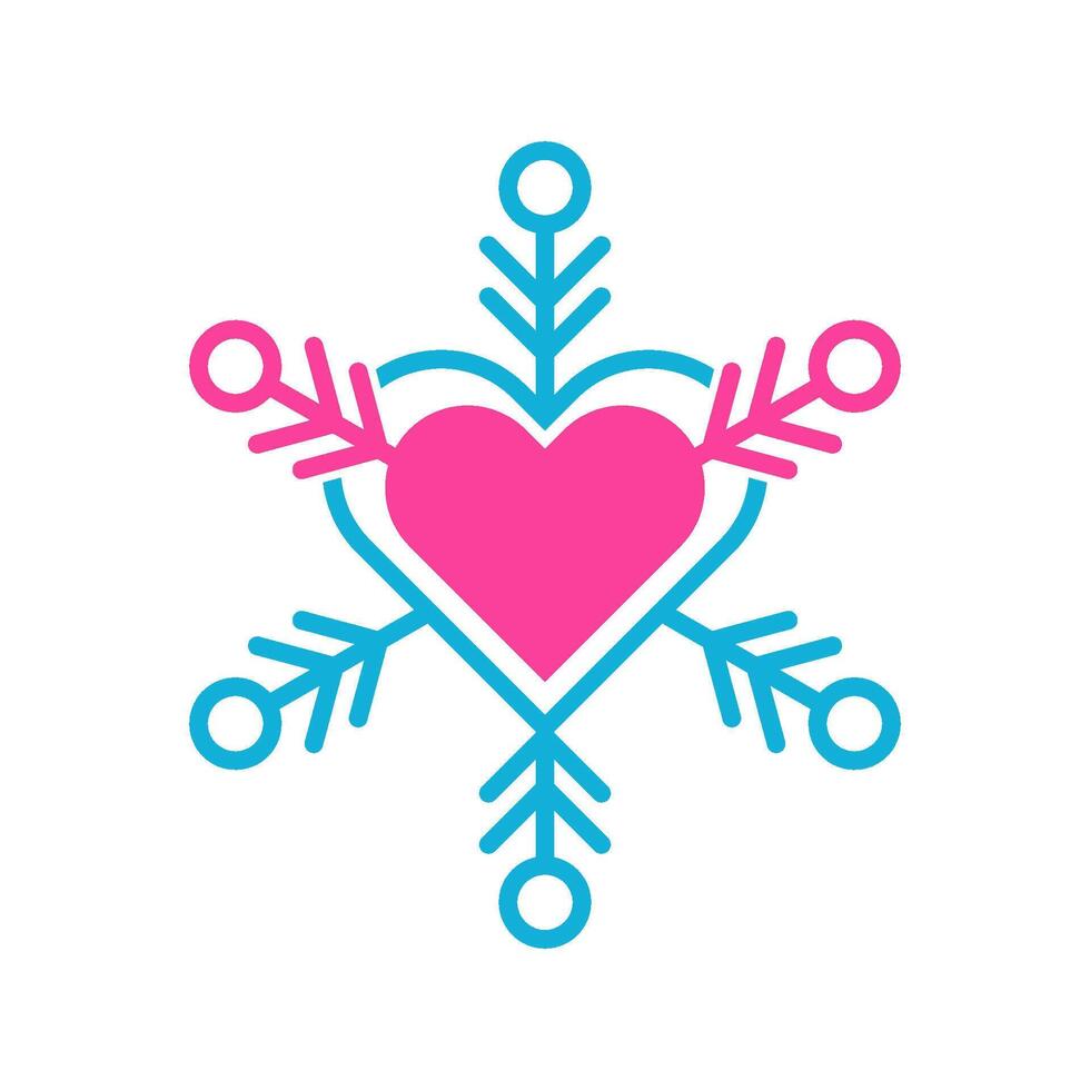 floco de neve logotipo ícone vetor