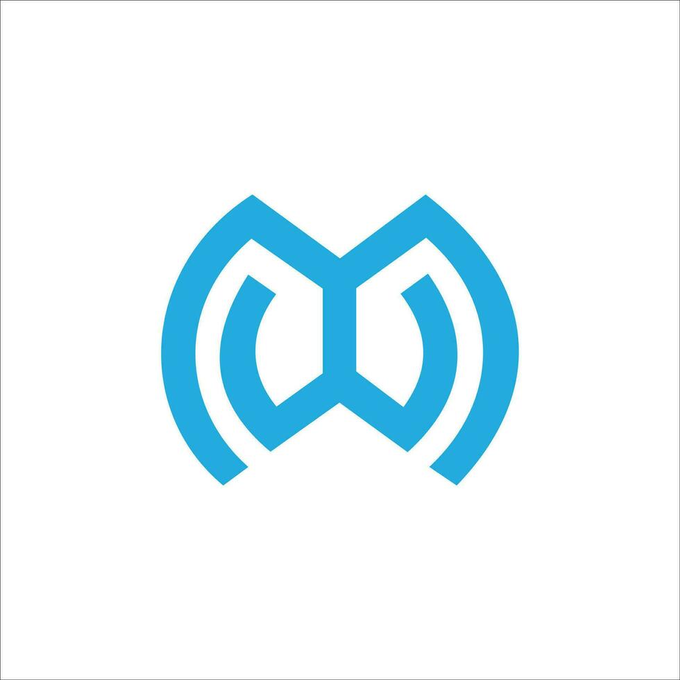 inicial carta wm logotipo ou mw logotipo vetor Projeto modelo