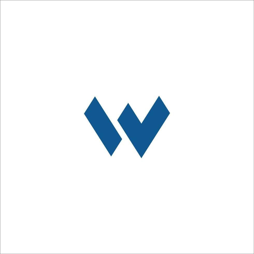 letras do alfabeto iniciais monograma logotipo aw, wa, w e a vetor