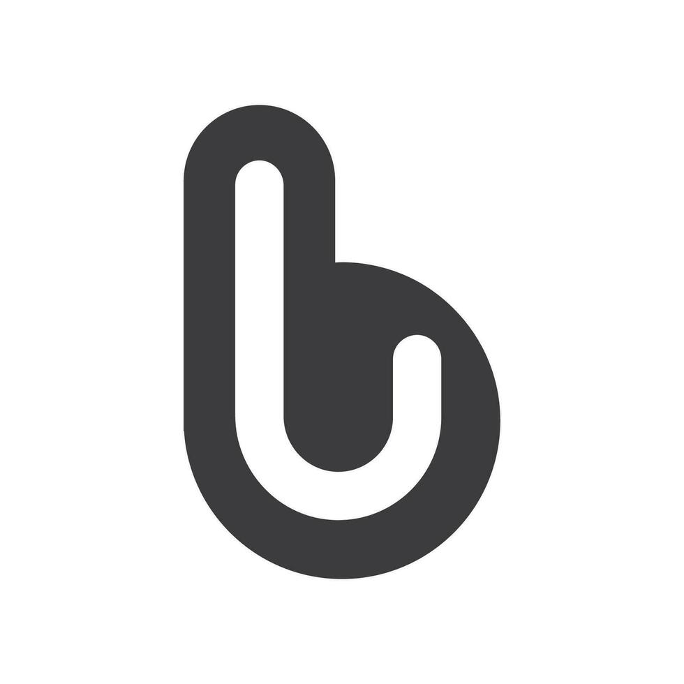 inicial carta ub logotipo ou bu logotipo vetor Projeto modelo