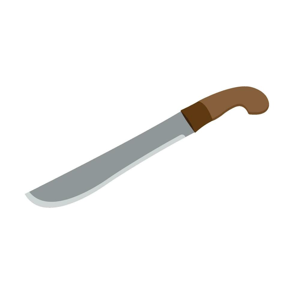 modelo de design de vetor de logotipo de ícone de facão