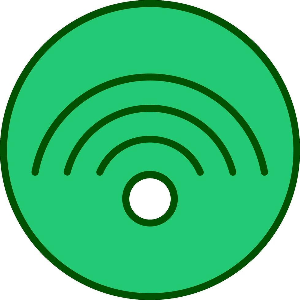 ícone de vetor de sinal wifi