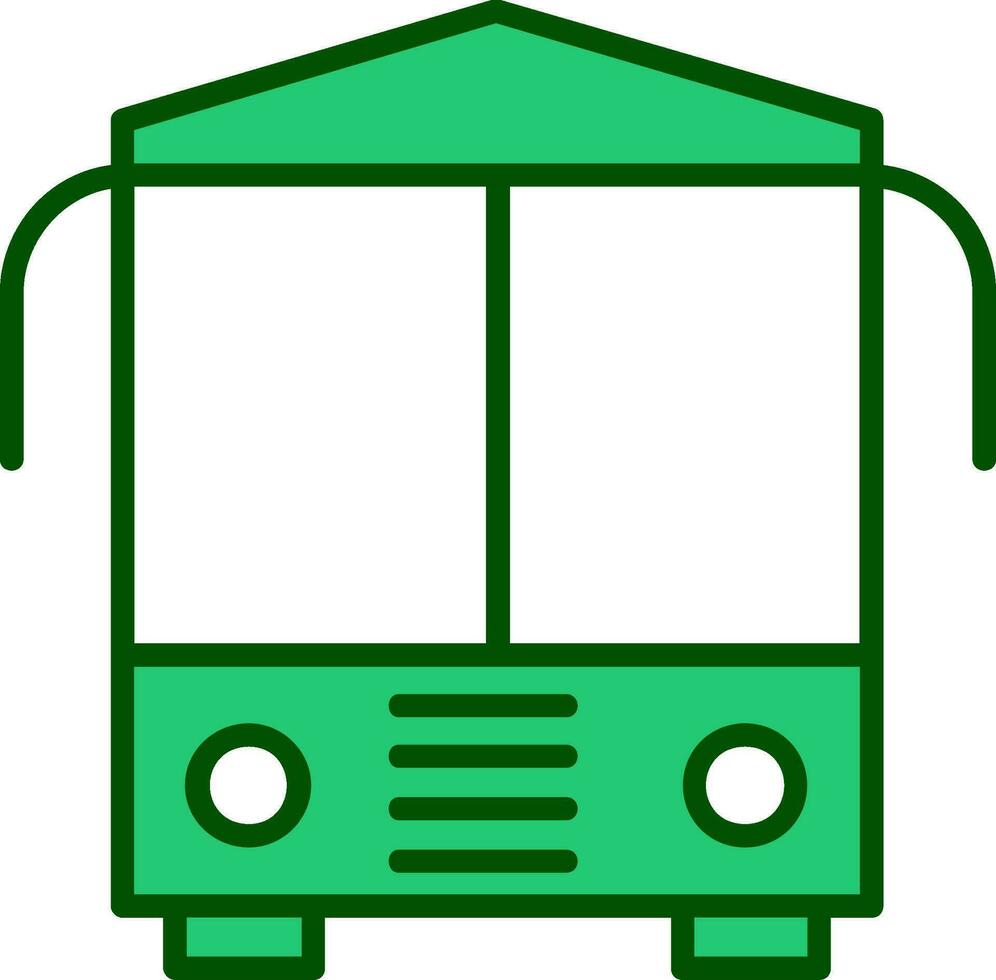 ícone de vetor de ônibus