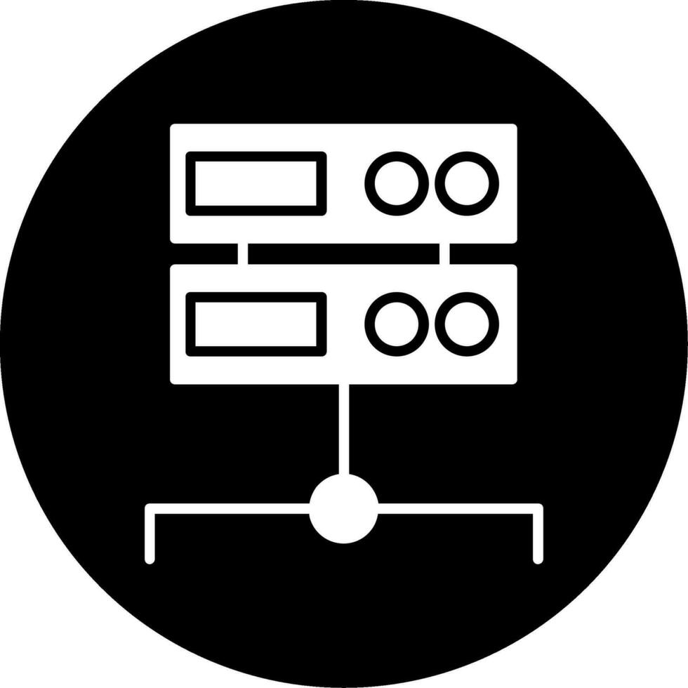 ícone de vetor de data center
