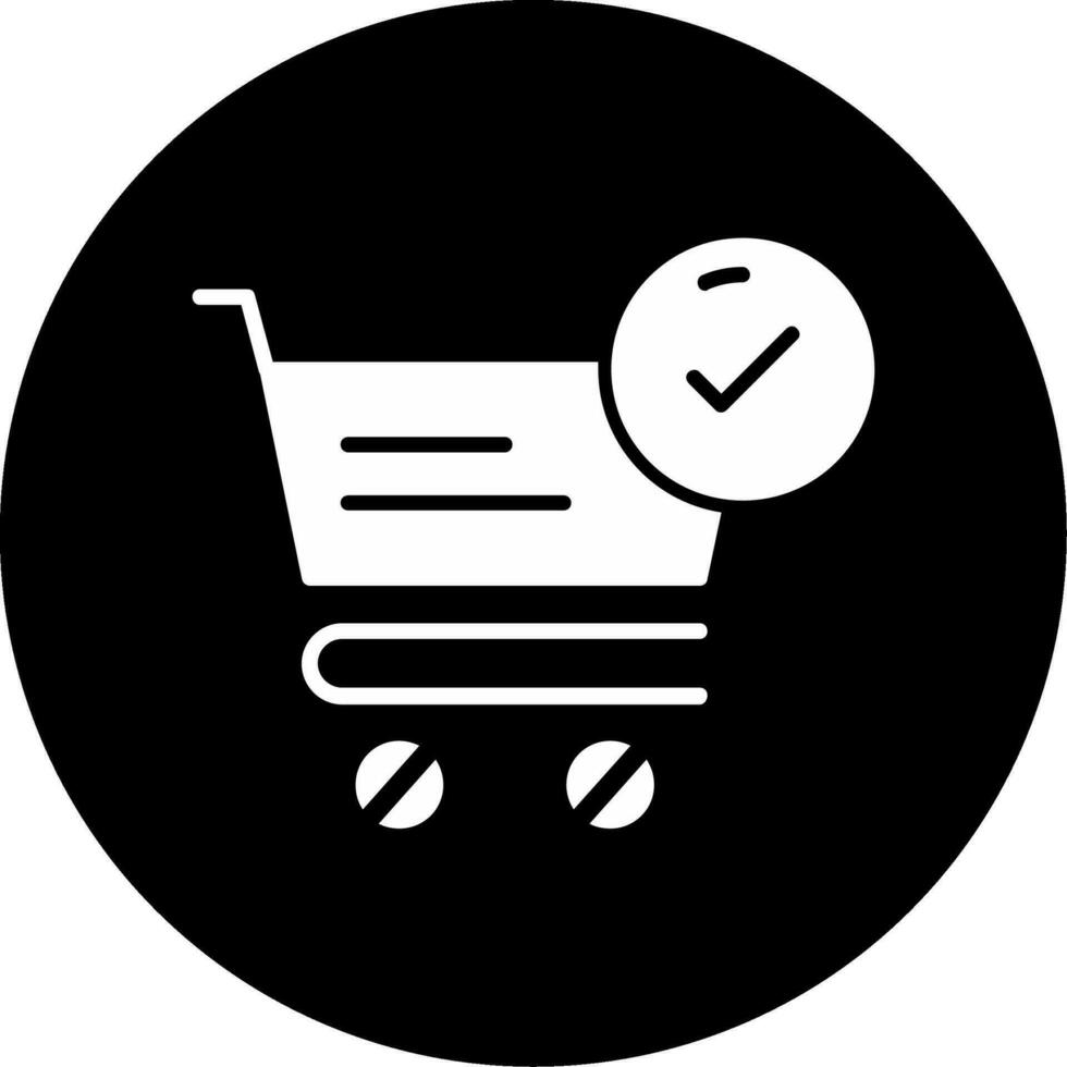 ícone de vetor de checkout