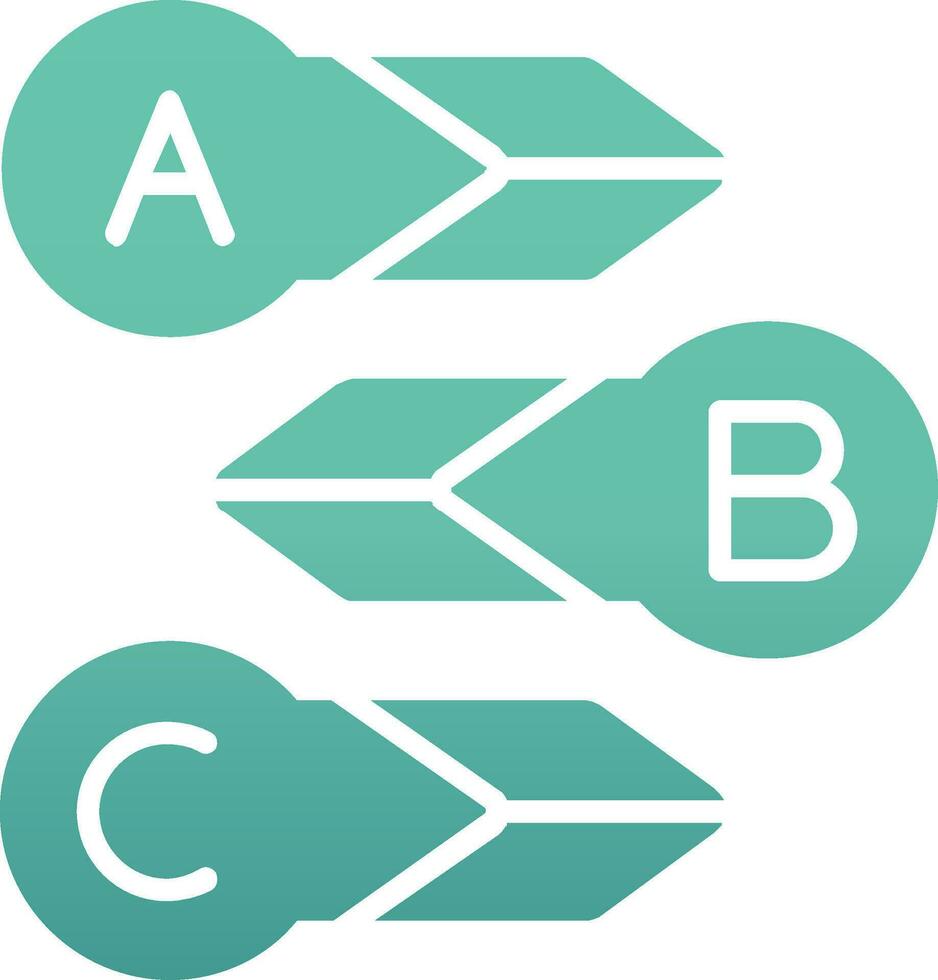 ícone de vetor de diagrama