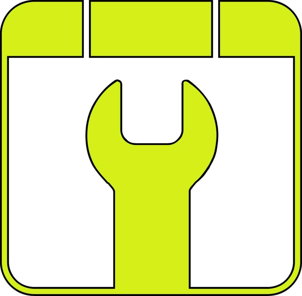 ícone de chave inglesa vetor