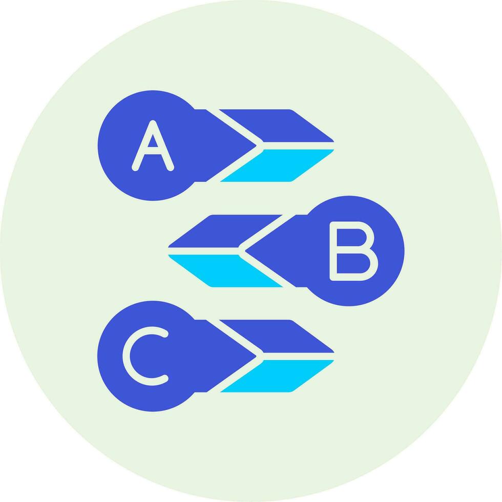 ícone de vetor de diagrama