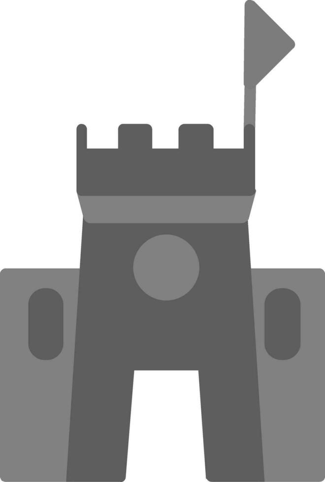 ícone de vetor de castelo de areia