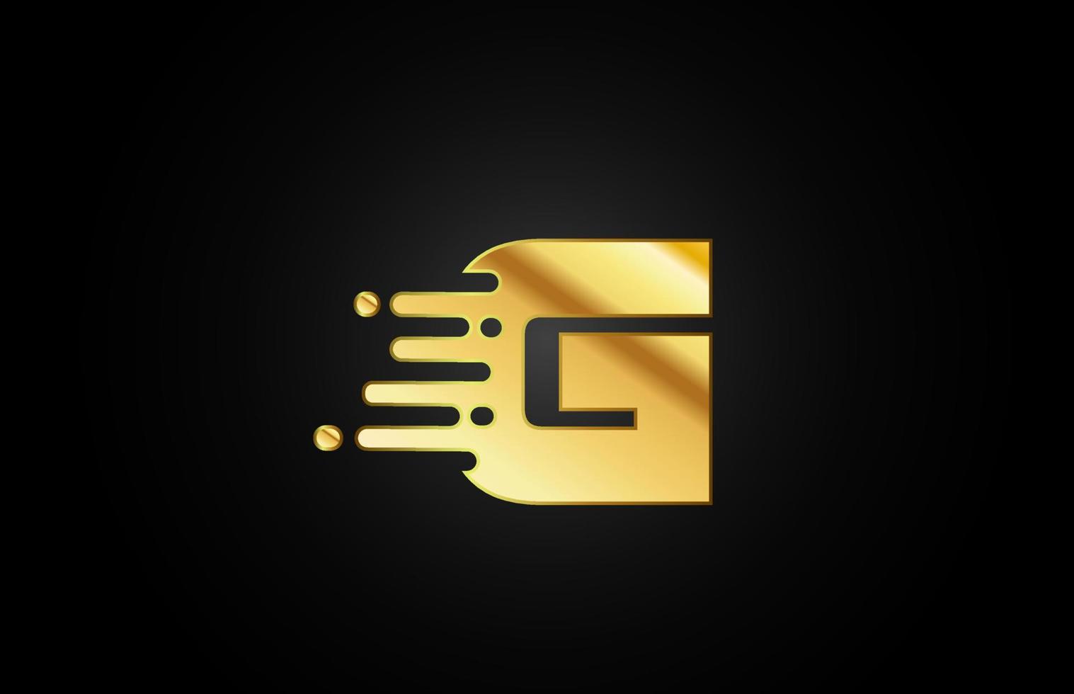 ícone do logotipo da letra g para negócios e empresa vetor