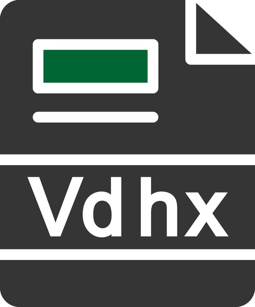 vdhx criativo ícone Projeto vetor