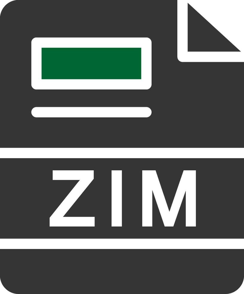 zim criativo ícone Projeto vetor