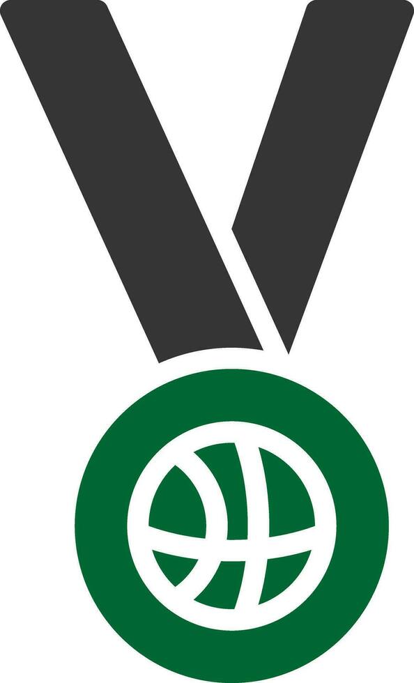 design de ícone criativo de medalha vetor