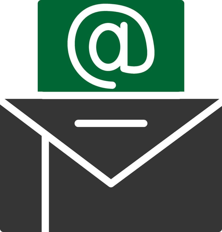 o email marketing criativo ícone Projeto vetor