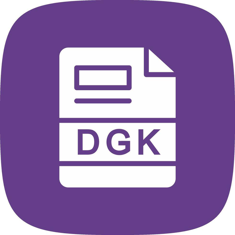 dgk criativo ícone Projeto vetor