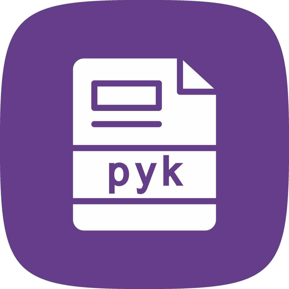 pyk criativo ícone Projeto vetor