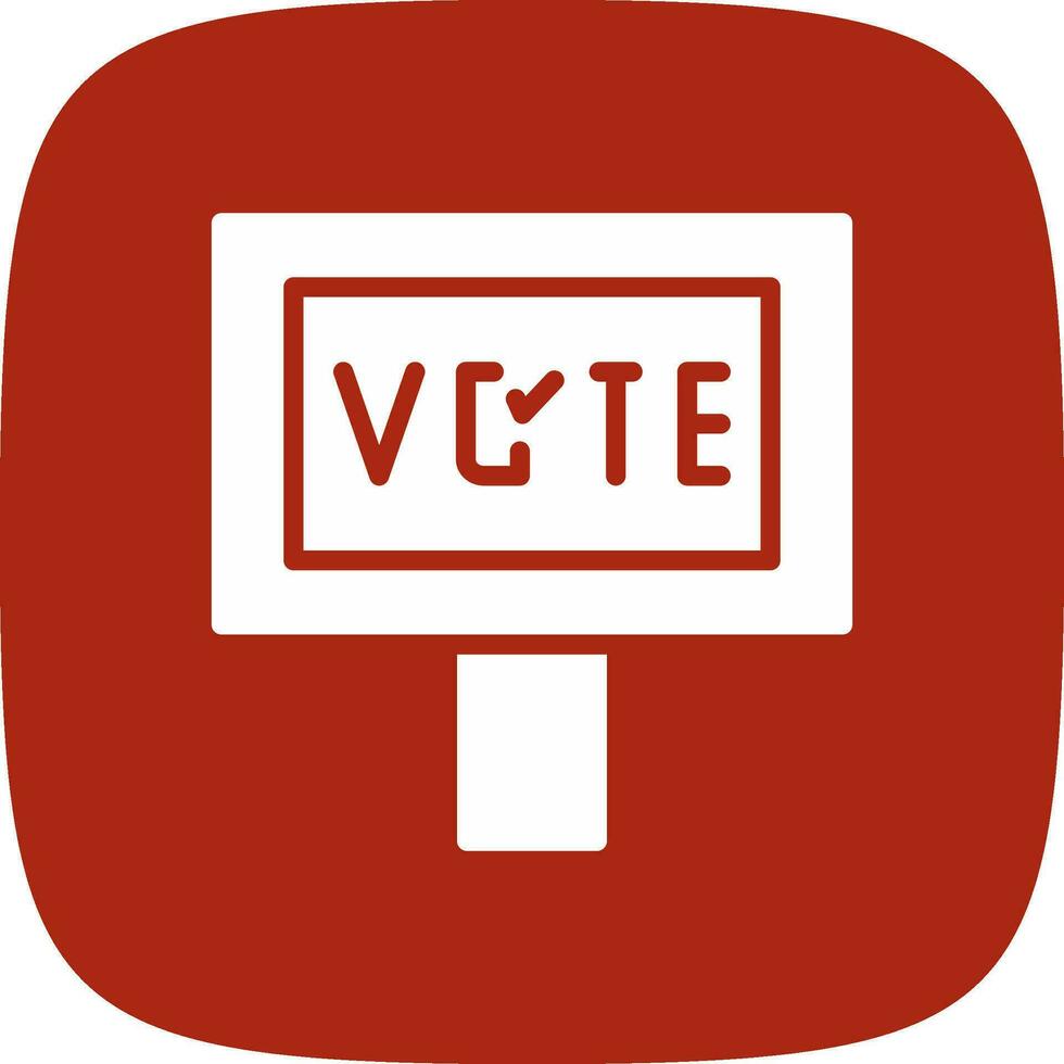 votar design de ícone criativo vetor