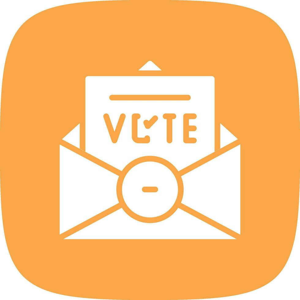 votar design de ícone criativo vetor