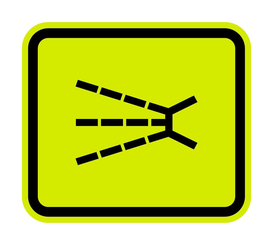 salpicos de sinal de símbolo de perigo isolado no fundo branco, ilustração vetorial eps.10 vetor