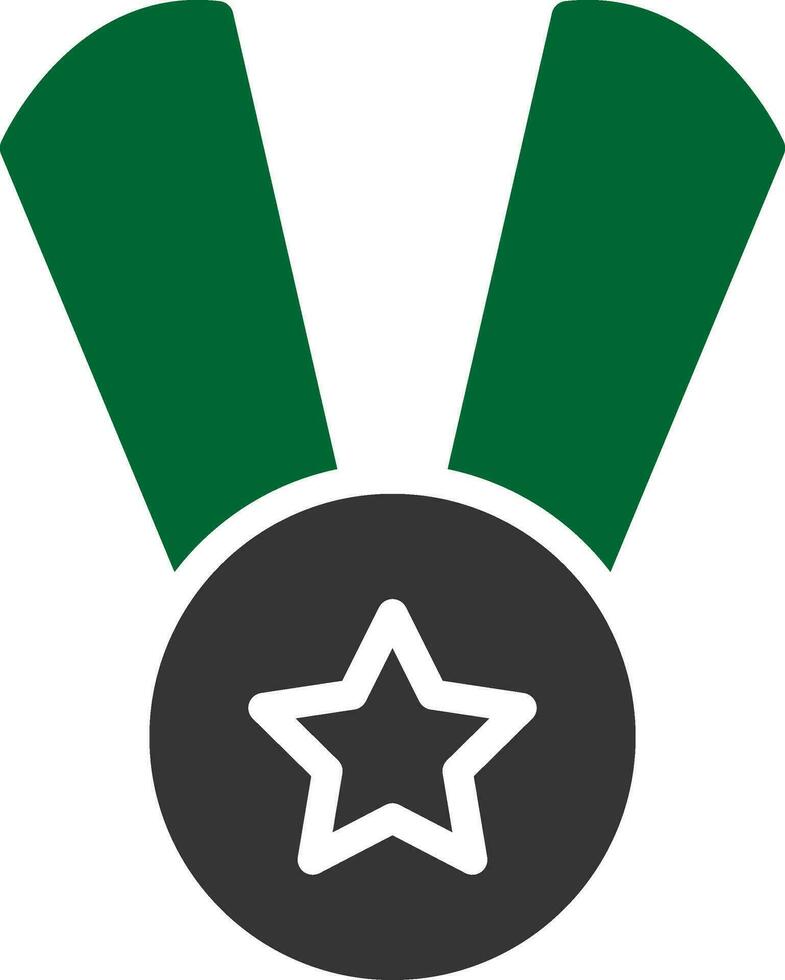 design de ícone criativo de medalha vetor