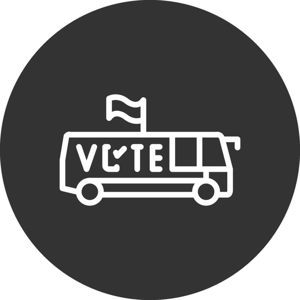 design de ícone criativo de ônibus vetor