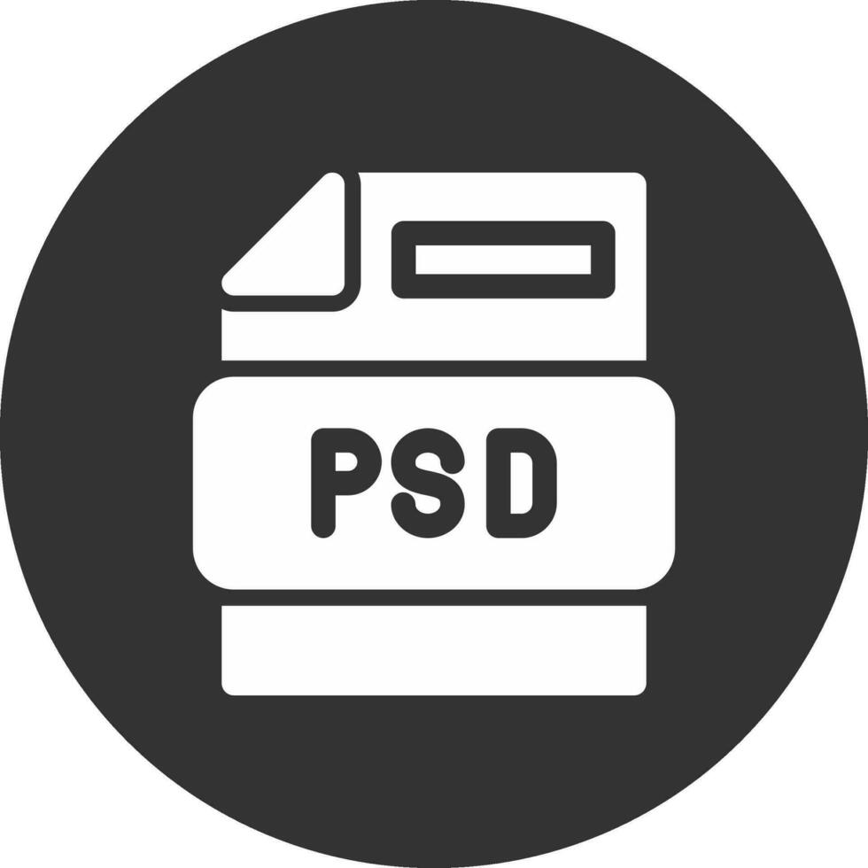 design de ícone criativo de arquivo psd vetor