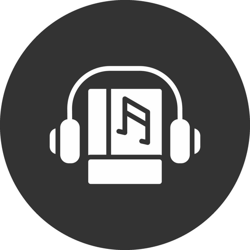 audio livro criativo ícone Projeto vetor