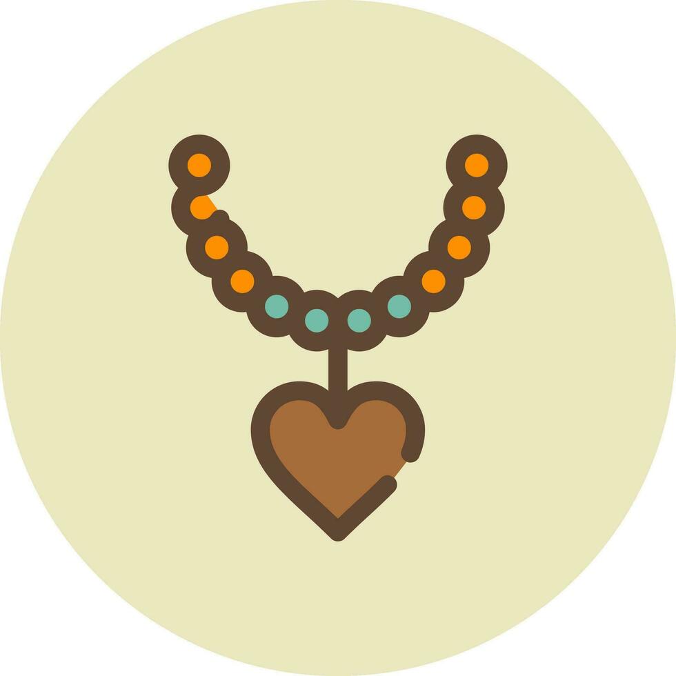 design de ícone criativo de colar de pérolas vetor