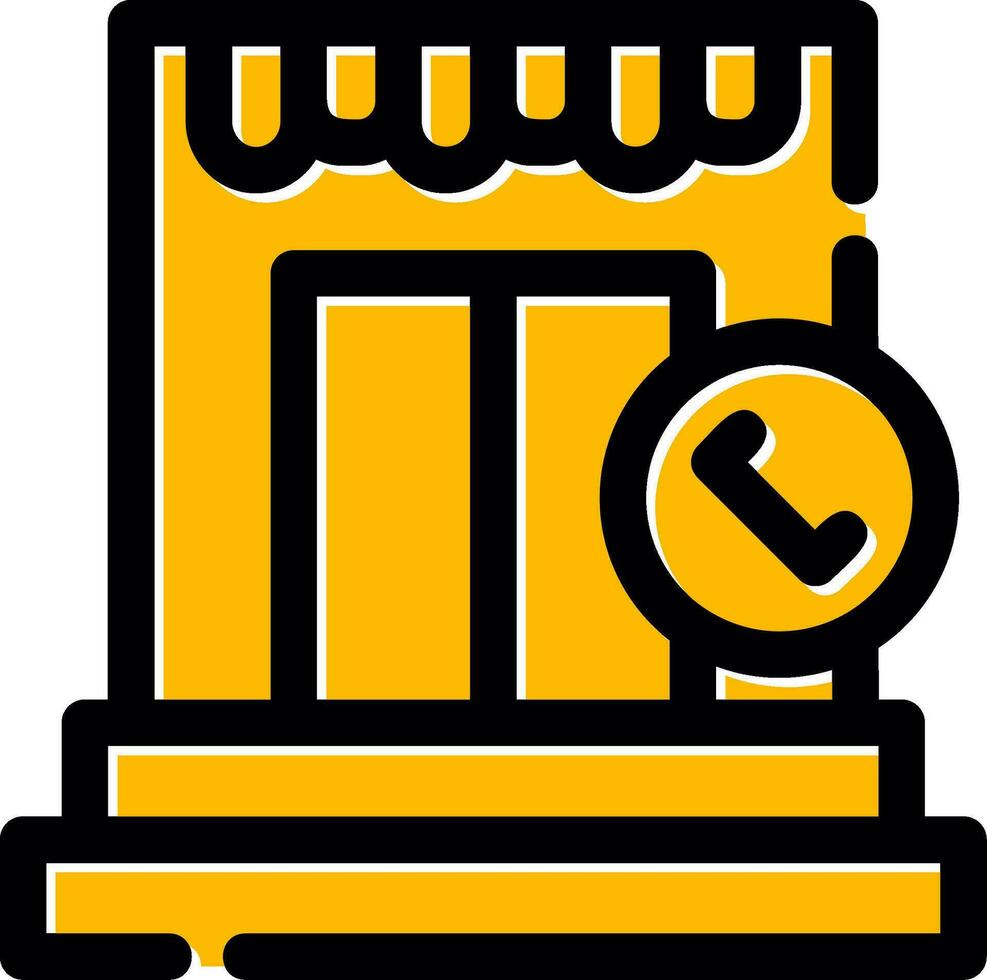 design de ícone criativo de cabine telefônica vetor