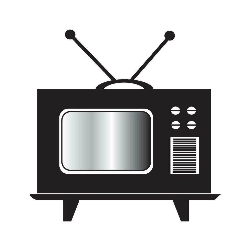 modelo de design de vetor de logotipo de ícone de televisão