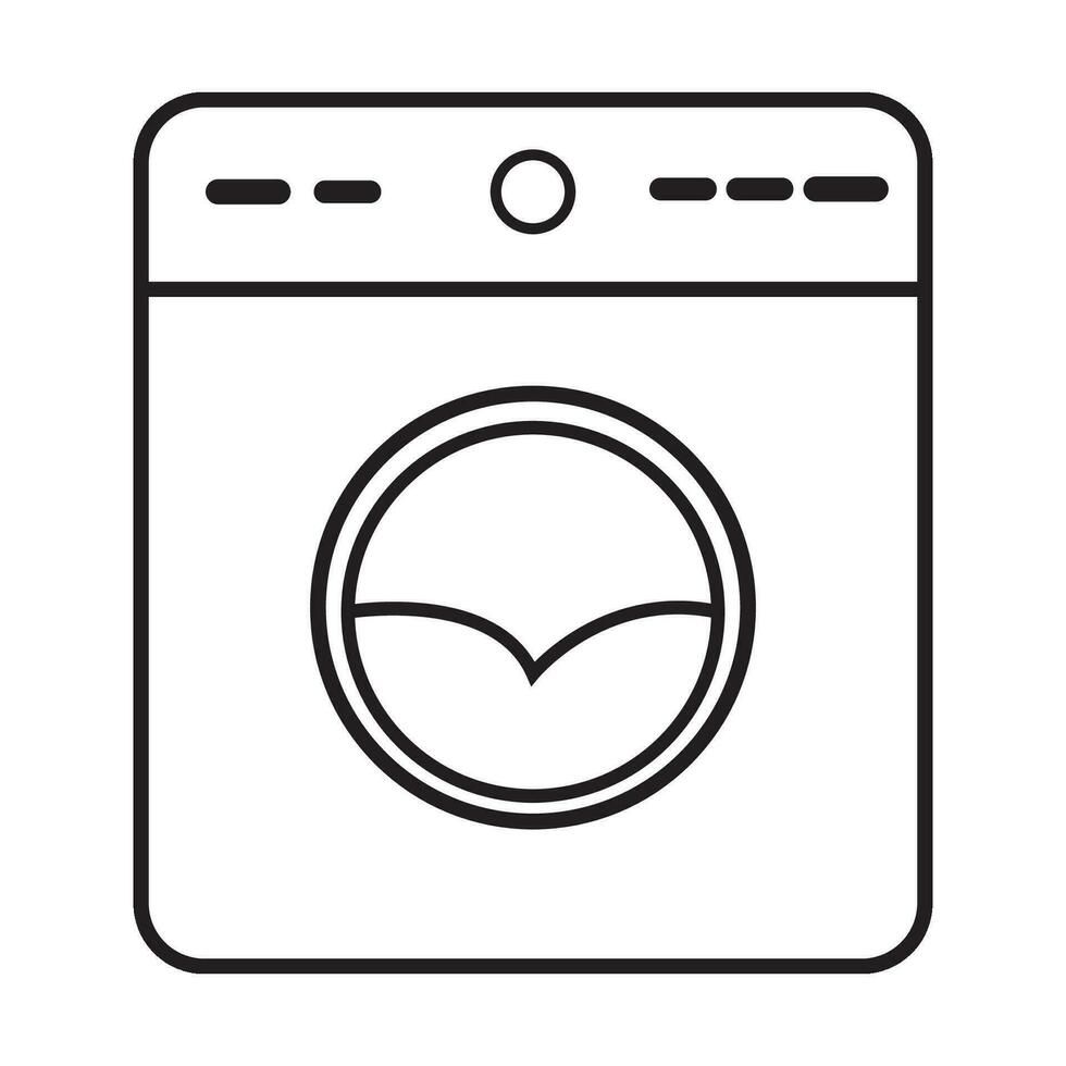 lavando máquina ícone logotipo vetor Projeto modelo