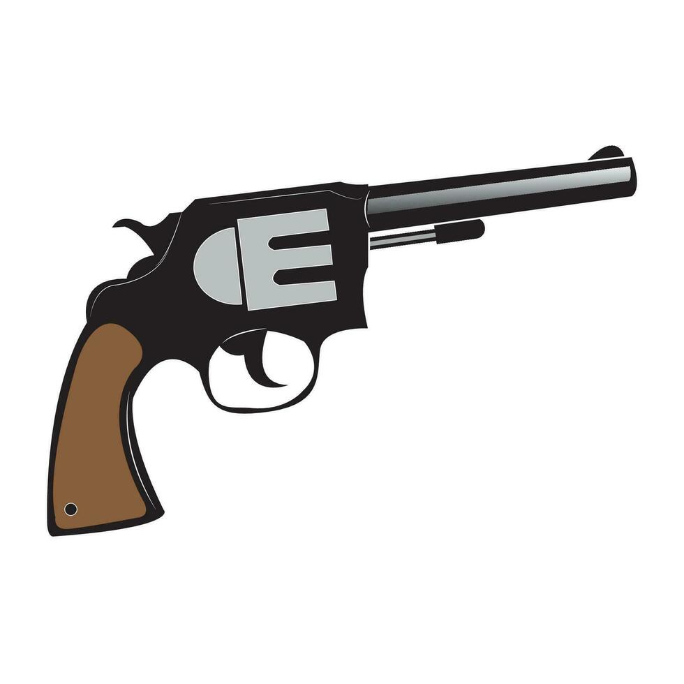 arma de fogo ícone logotipo vetor Projeto modelo