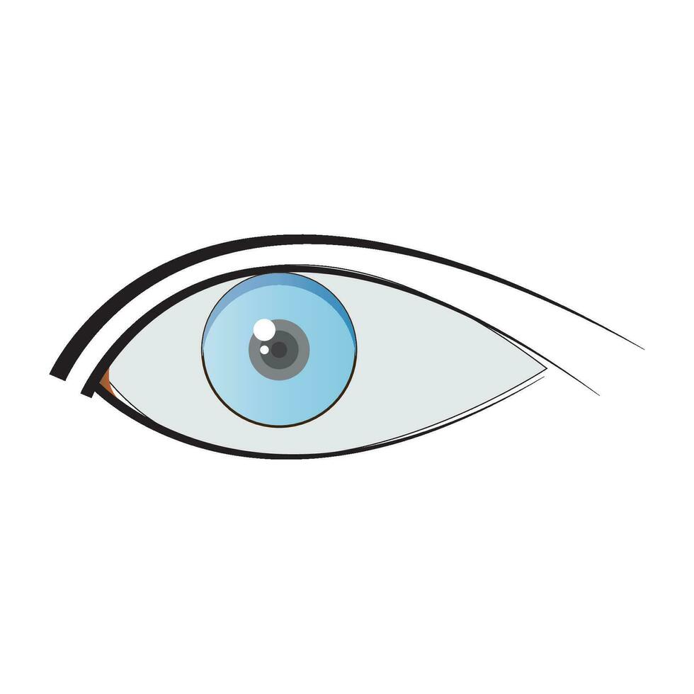 olho ícone logotipo vetor Projeto modelo